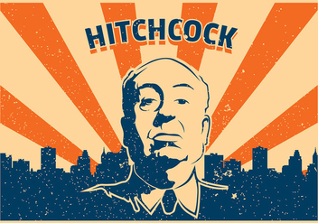 Hitchcock Vintage Grunge Free Vector - Kostenloses vector #424781